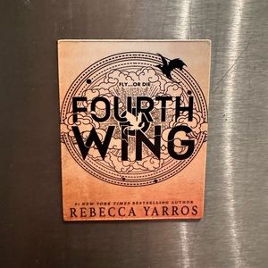 Fourth Wing Book Magnet